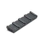 Black DJI Matrice 4 battery charging hub with multiple connectors shown at 45-degree front right reverse view on a white background