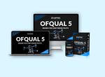 Laptop, phone, monitor and box with OFQUAL 5 branding