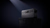 Power station on a hard case with dark background