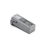 DJI Air 3S grey battery laying flat shown at 45-degree front right view on a white background