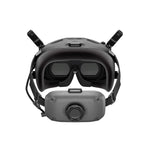 DJI FPV Goggles N3 back angle view product shot on white background