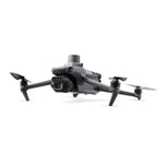 Grey drone on a white background