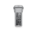 DJI Air 3S grey battery laying flat shown at rear label view on a white background