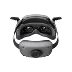 Back view of dji fpv goggles 3 on a white background