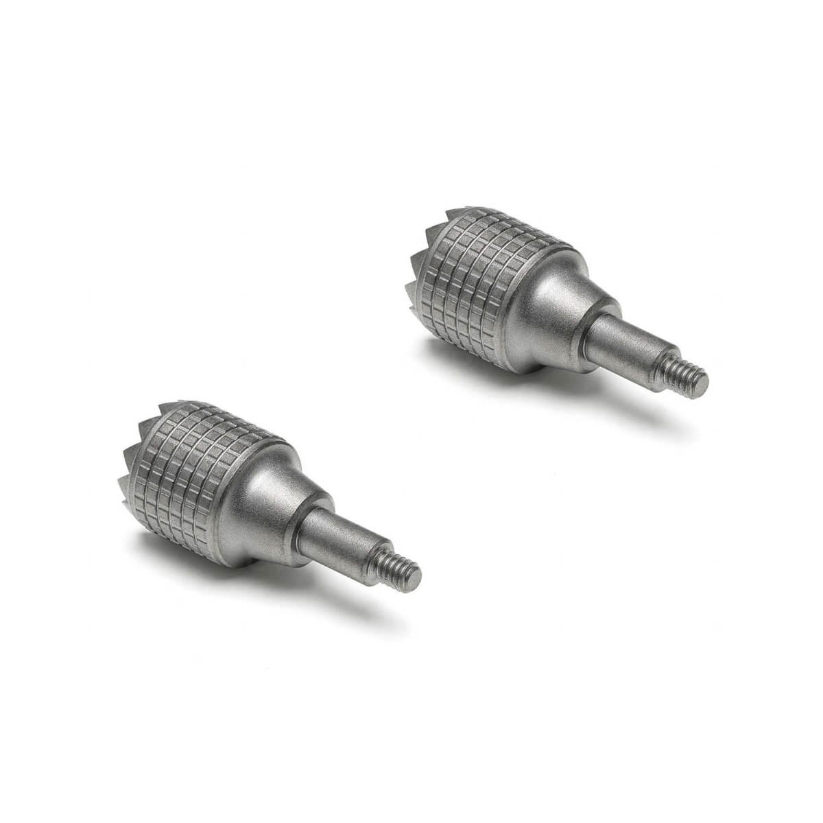 Two RC Pro control sticks on a white background