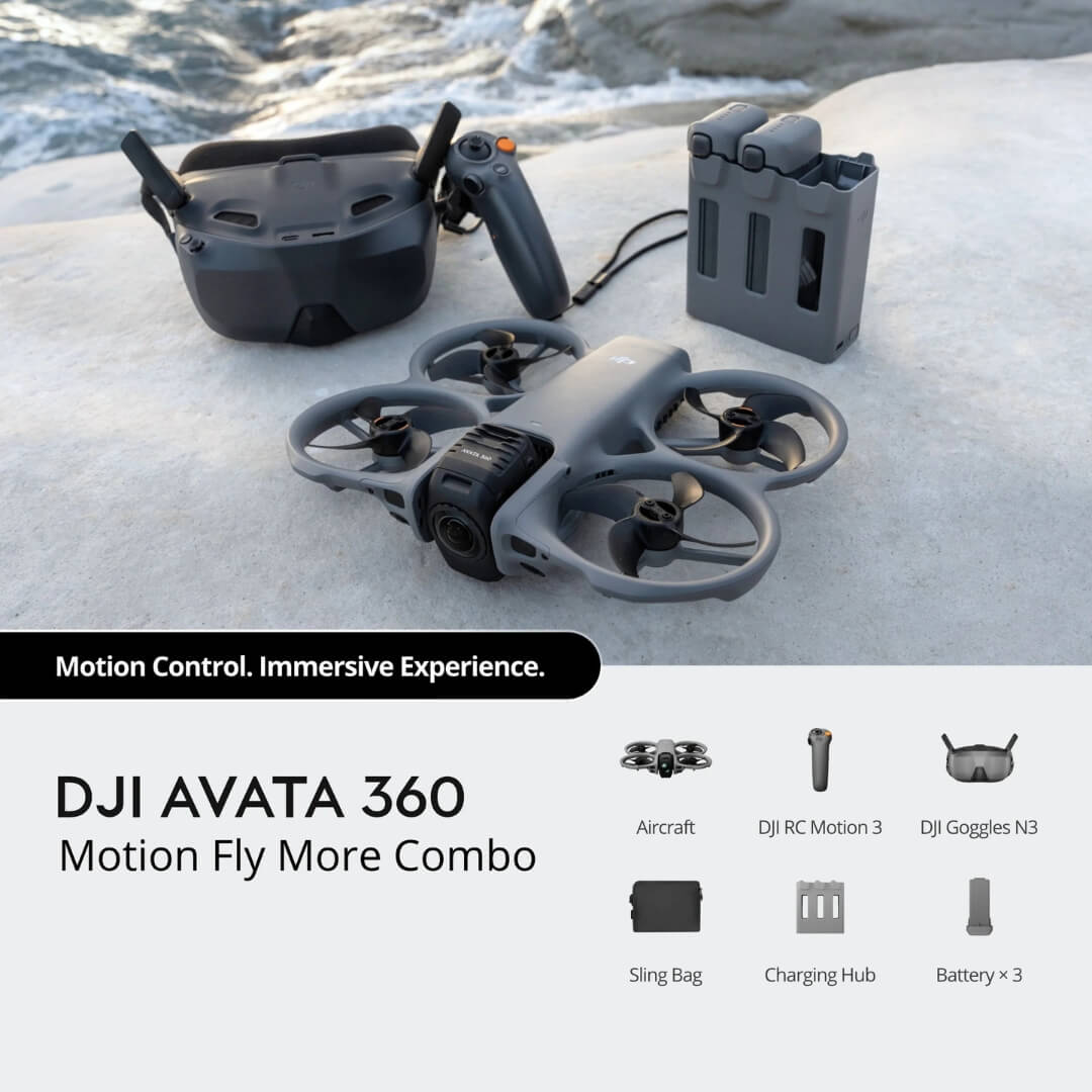 DJI Avata 360 Drone Motion Fly More Combo