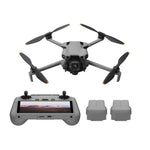 Mini 5 Pro drone with remote control and 2 batteries on a white background