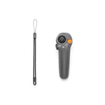 A grey DJI RC Motion 3 controller with wrist strap on a white background