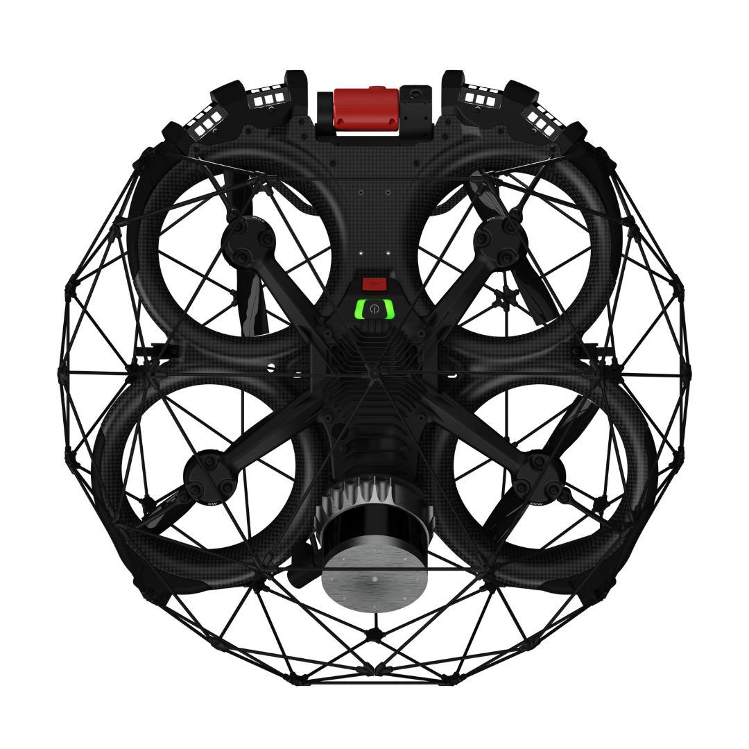 Flyability Elios 3 Surveying Payload (On drone, top down)