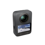 DJI Osmo 360 camera shown at bottom-down 45-degree front right view on a white background