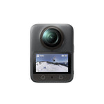 DJI Osmo 360 camera shown at front view on a white background