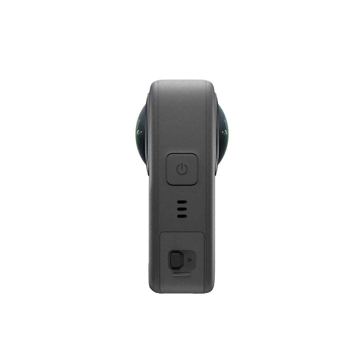 DJI Osmo 360 camera shown at right side view on a white background