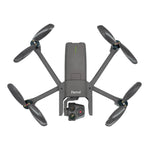 parrot grey drone on a white background